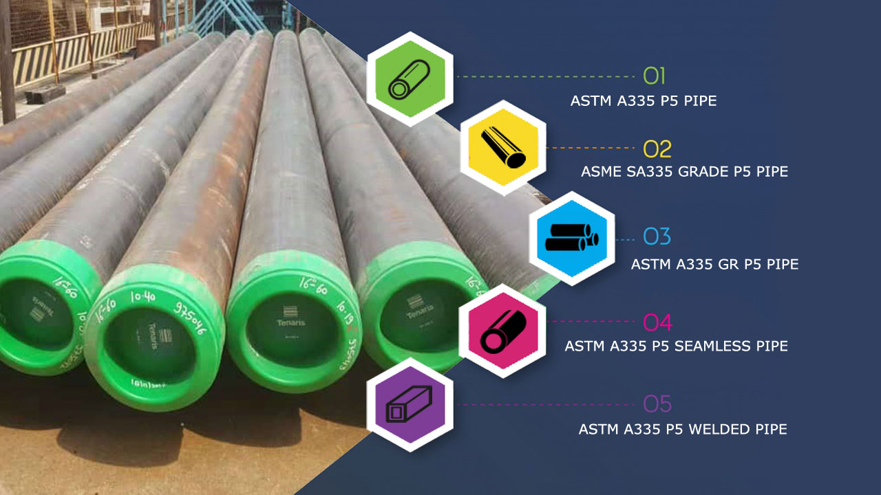 ASTM A335 P5印度管道供应商